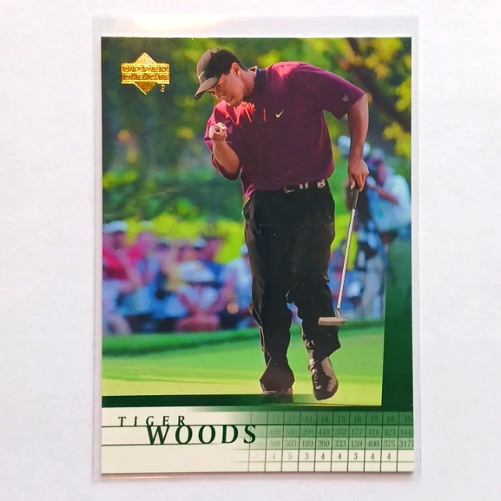 Tiger Woods Upper Deck Rookie Card #1 Gem ๐ Mint Condition ๐ 2001 PGA Golf - Picture 1 of 10